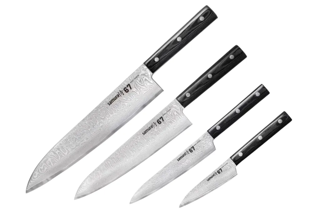 Fehler? 🚨 Samura Damascus 67 Messer Set 4-teilig für 85,90 € inkl. Versand (statt 238,00 €)