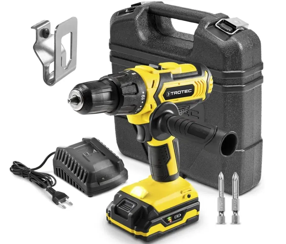 TROTEC Akku-Schlagbohrschrauber PHDS 11-20V – 20 V 40 Nm (inkl. Akku & Schnellladegerät) für 26,49 € inkl. Prime-Versand (statt 52,99 €)