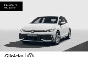 Volkswagen Golf GTI 2,0 l TSI mit 265 PS für 194,00 € / Monat + 1.490,00 € einmalig – LF 0,42 (Privat- und Gewerbekunden)