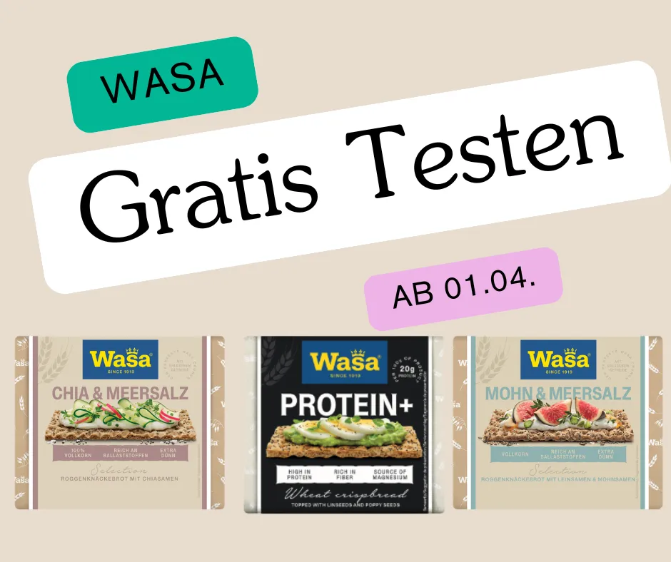 Wasa Selection gratis testen ab 01.04.2026