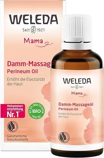 WELEDA Bio Mama Damm Massageöl – veganes Naturkosmetik Schwangerschaftsöl (50ml) ab 7,10 € inkl. Prime-Versand (statt 11,95 €)
