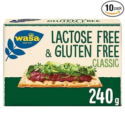 Wasa Gluten- & Lactose Free Classic 10er Pack (10x240g) ab 32,06 € inkl. Prime-Versand (statt 41,90 €)
