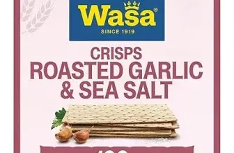 Wasa Tasty Snacks Crisps Roasted Garlic & Sea Salt (190g) ab 1,87 € inkl. Prime-Versand (statt 3,29 €)