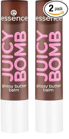 essence JUICY BOMB glossy butter balm Lippenbalsam Nr. 05 Braun (2x 3g) für 3,00 € inkl. Prime-Versand (statt 5,58 €)