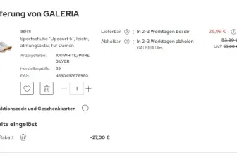 Galeria Rabattaktion: 50% EXTRA auf reduzierte Fashion – nur für registrierte Kunden!