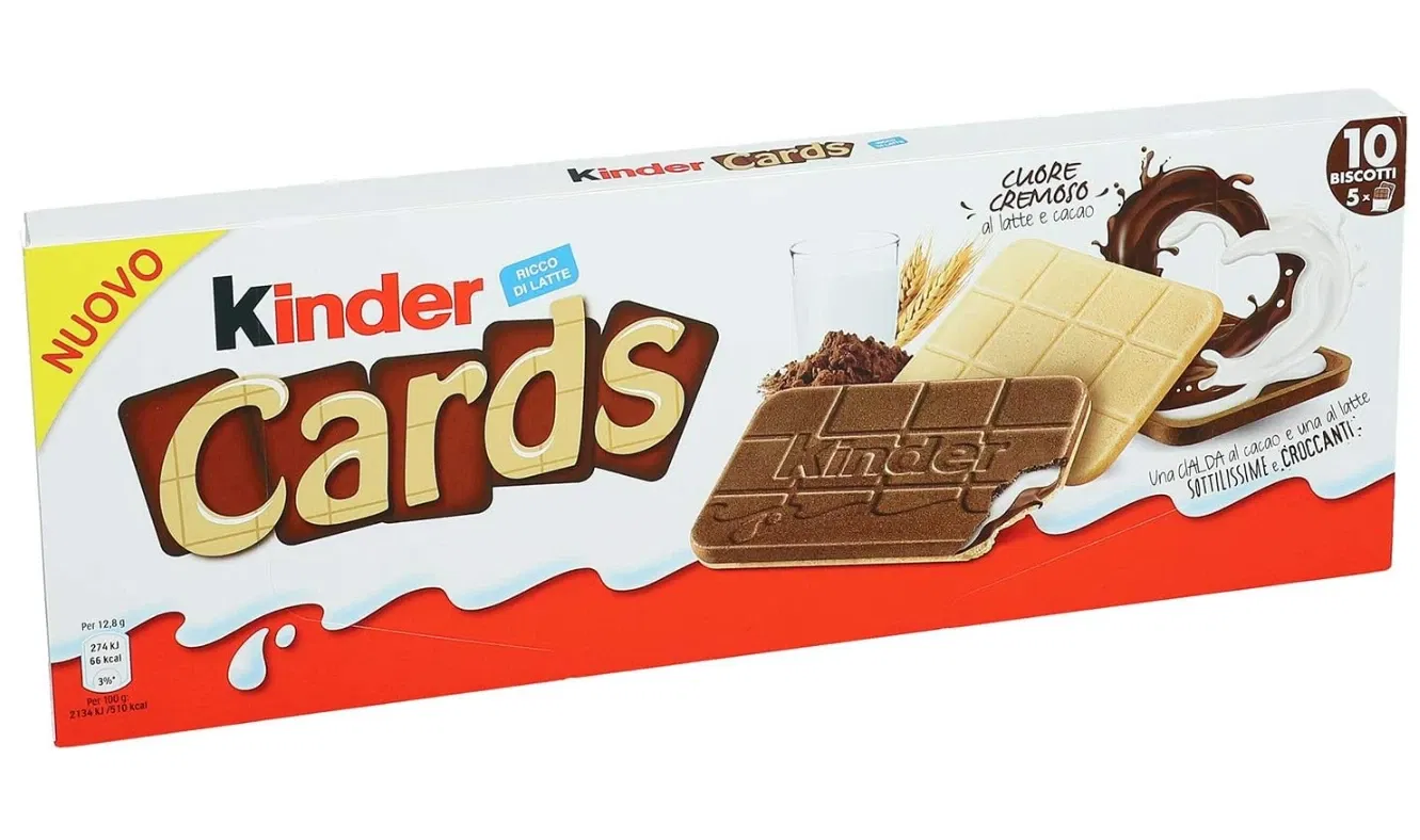 kinder Cards Kekse 5 Stück (128g) ab 1,45 € inkl. Versand  (Joybuy Plus)