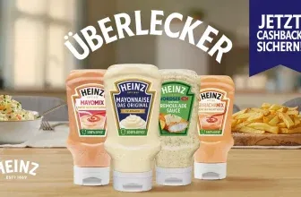 marktguru: 50 % Cashback auf Heinz Mayonnaise