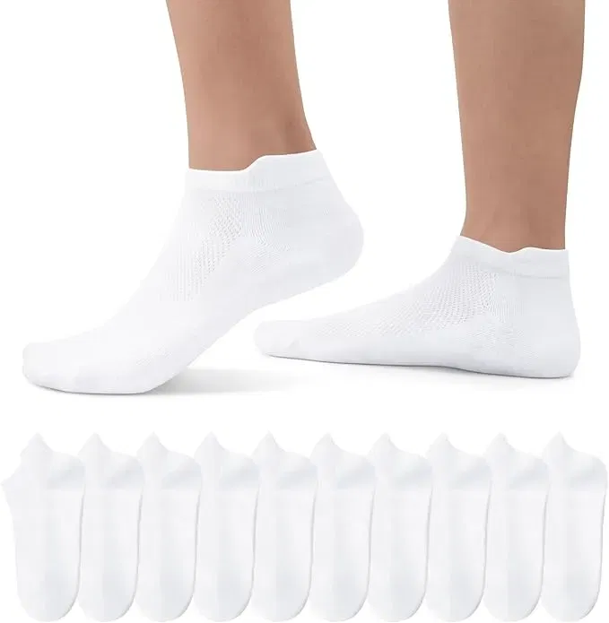10 Paar Unisex Plain Sneaker Socken (3 Farben) ab 9,69 € inkl. Prime-Versand (statt 12,99 €)