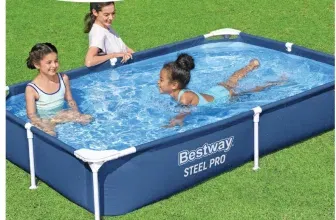 Bestway Pool (2.21m x 1.50m x 43cm) - Hochwertiger aufblasbarer Pool für den Sommer
