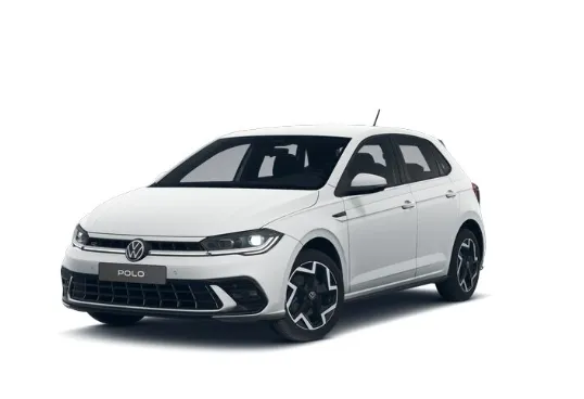 Polo R-Line 1,0 l TSI 85 kW (116 PS) 7-Gang-Doppelkupplungsgetriebe DSG mit 116 PS für 149,00 € / Monat + 990,00 € einmalig – LF 0,45 (Privatkunden)