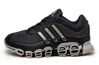 adidas Megaride W JP7091 - Schwarzer Sneaker mit metallischen Details und BOUNCE-Technologie