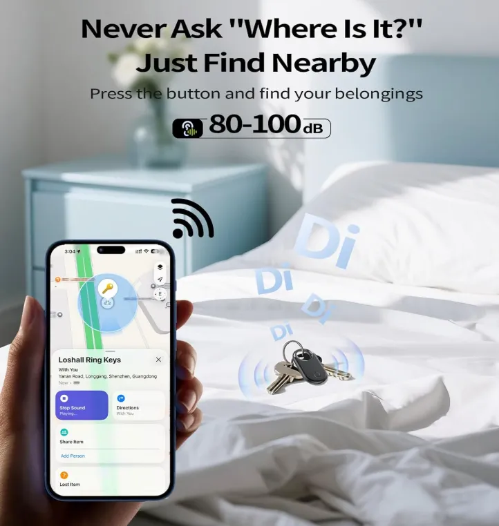 Schnäppchen, Deals Und Rabattcodes Des Tages: Air Tracker Tags 4Er Pack Schlüsselfinder Kompatibel Mit Apple Find My App