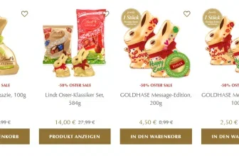 Lindt Osterartikel Sale