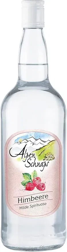 Alpenschnaps Steinbeisser Himbeere (35 % Vol., 1l) ab 11,51 € inkl. Prime-Versand