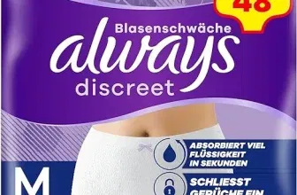 2x Always Discreet Inkontinenz-Höschen Plus Für Frauen M 48 Höschen ab 35,95 € inkl. Prime-Versand