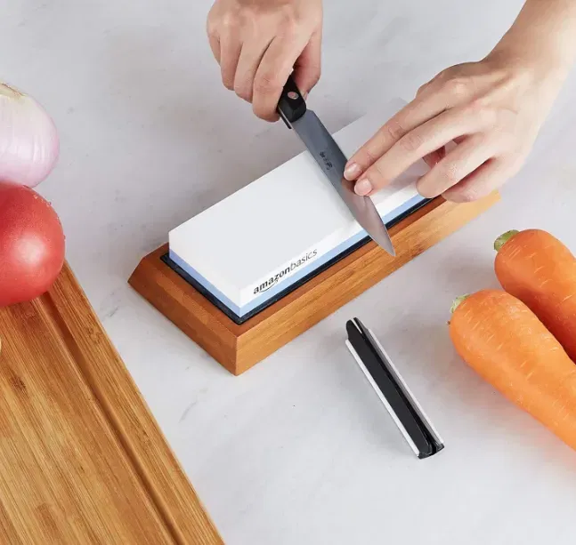 Amazon Basics Messerschärfstein doppelseitig Körnung (1000/6000)