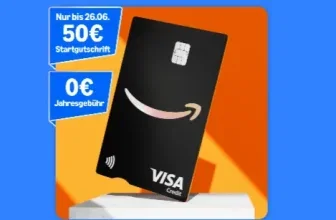 Amazon Visa Karte mit 50 € Startguthaben