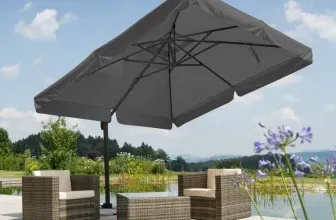 Schnäppchen, Deals und Rabattcodes des Tages - Sonnenschirm Rhodos anthrazit 300 x 300 cm