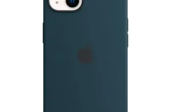 Apple Silikon-Case MagSafe für iPhone 13 Abyss Blue
