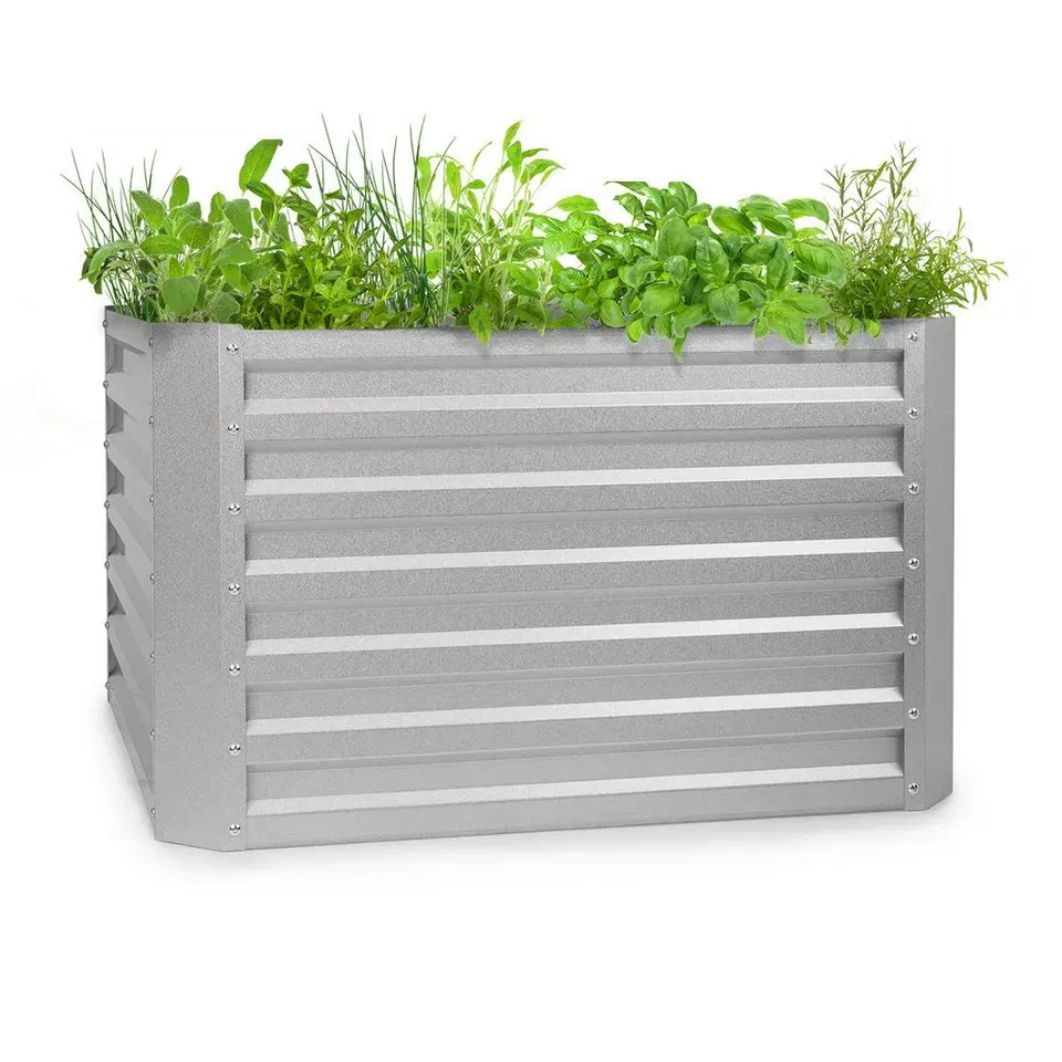 BLUMFELDT Hochbeet High Grow Straight (100x60x100cm silber) für 37,49 € inkl. Versand (statt 74,99 €)