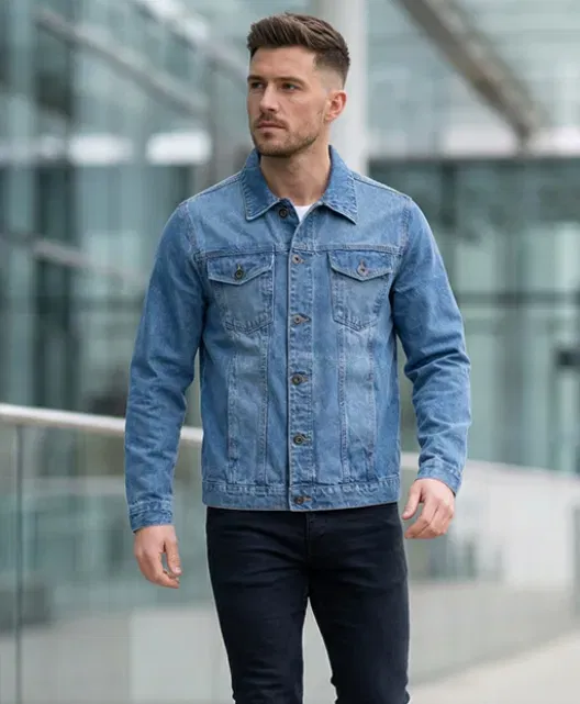 Brave SOUL Fielding Denim Herren Jeansjacke (Gr. S bis 2XL)