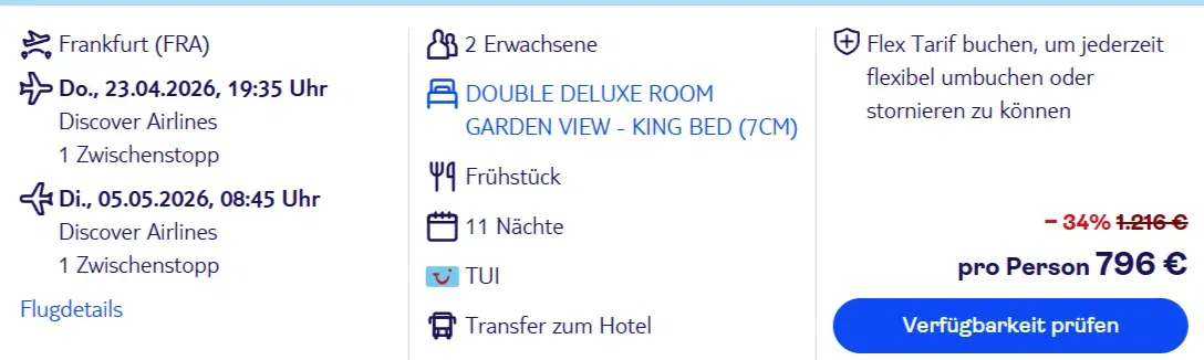 Schnäppchen, Deals und Rabattcodes des Tages - Bella Vista Resort Zanzibar