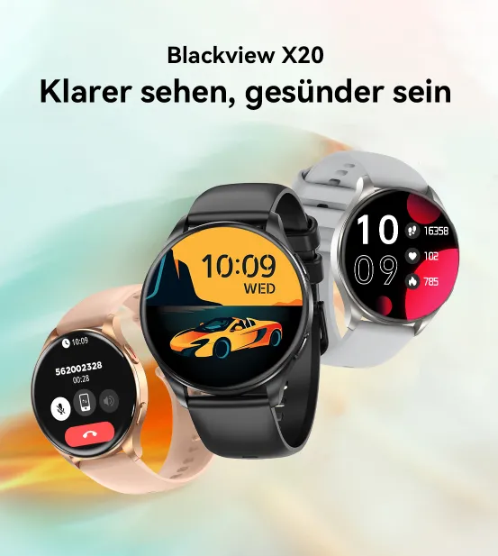 Blackview X20 Smartwatch Schnäppchen, Deals und Rabattcodes des Tages - Blackview X20 Smartwatch