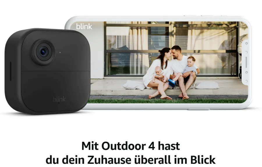 Schnäppchen, Deals und Rabattcodes des Tages: Blink Kamera Outdoor 4 Blink Mini 2K Weiß