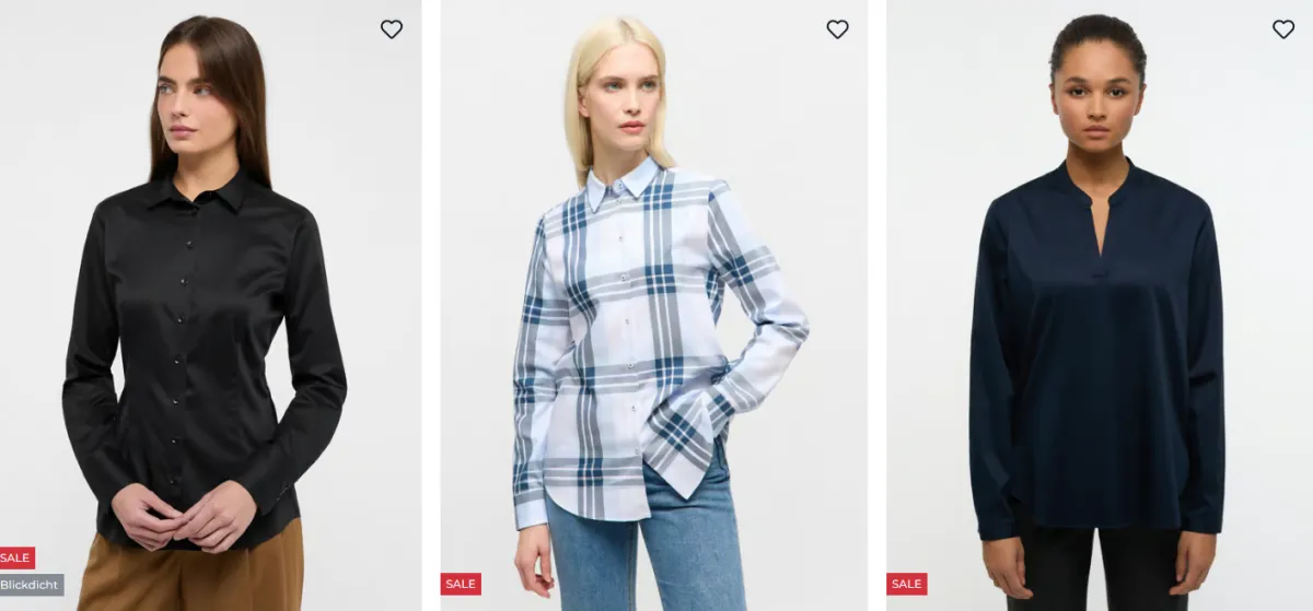 Eterna Final Sale: 50% Rabatt extra auf Sale Artikel + Reguläre Ware (MBW)