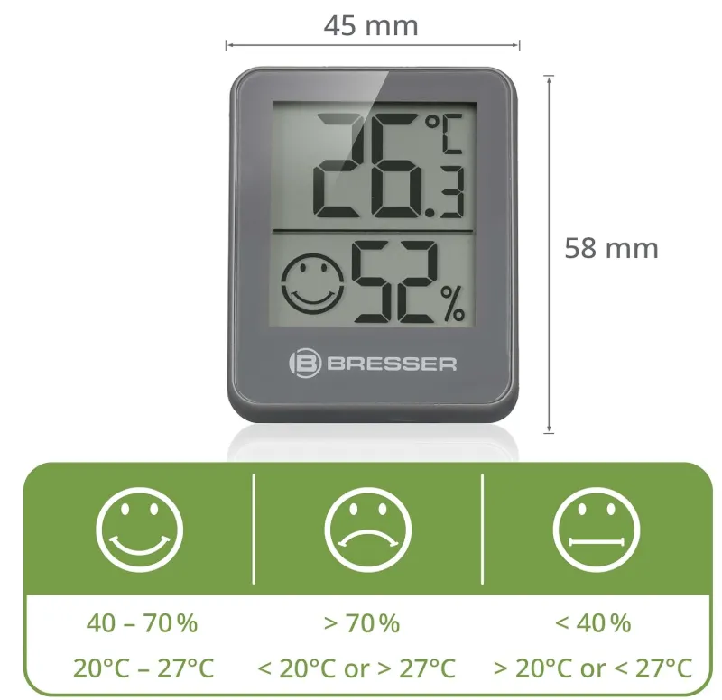 Bresser 3Er Set Thermometer Hygrometer