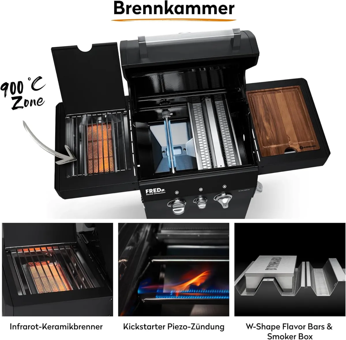 Schnäppchen, Deals und Rabattcodes des Tages - Burnhard Fred Jr. 2-Brenner Brennkammer