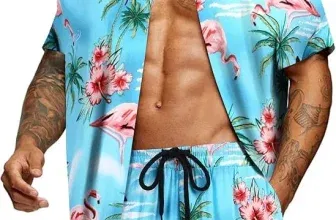 COOFANDY Herren Hawaiihemd Flamingo (12 Farben, Gr. S bis 3XL) für 18,47 € inkl. Prime-Versand (statt 18,47 €)