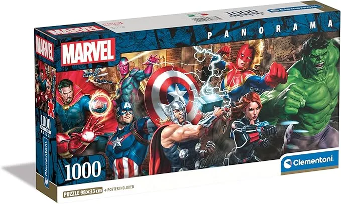 Schnäppchen, Deals und Rabattcodes des Tages - Clementoni Marvel Puzzle 1000 Teile für Erwachsene