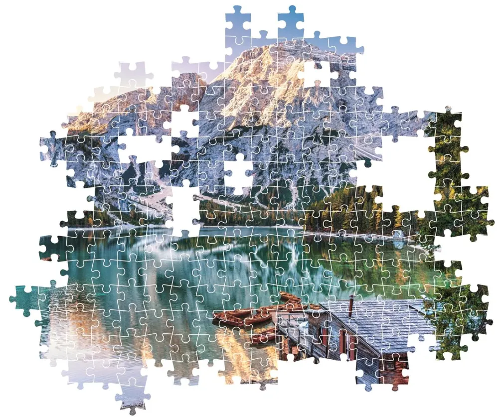 Schnäppchen, Deals und Rabattcodes des Tages: Clementoni Puzzle Emerald Braies Lake 1000 Teile für Erwachsene