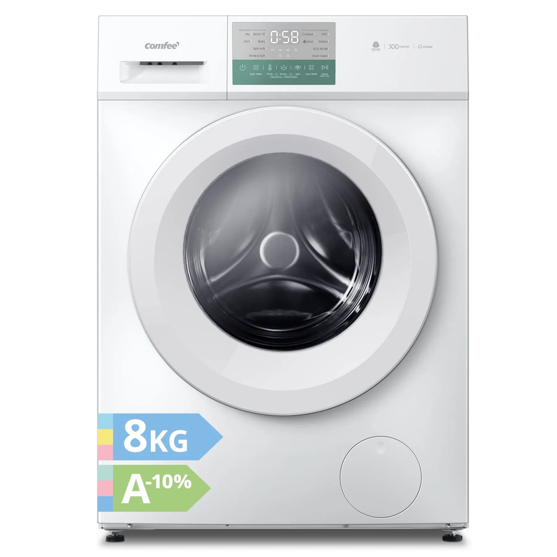 Comfee Waschmaschine CFP03EW80W-HR (8 kg, 1.400 U/min, EEK A-) für 267,00 € inkl. Versand