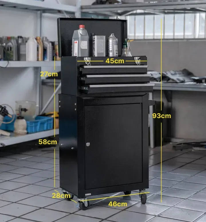 Schnäppchen, Deals Und Rabattcodes Des Tages: Werkzeugkoffer Kommode Mit Rollen Schwarz