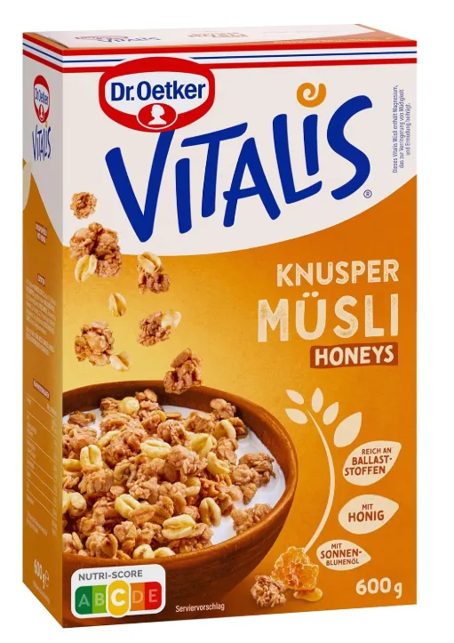 Dr Oetker Vitalis Knusper Honeys Knuspermuesl Schnäppchen, Deals und Rabattcodes des Tages: Dr. Oetker Vitalis Knusper Honey's Knuspermüsli