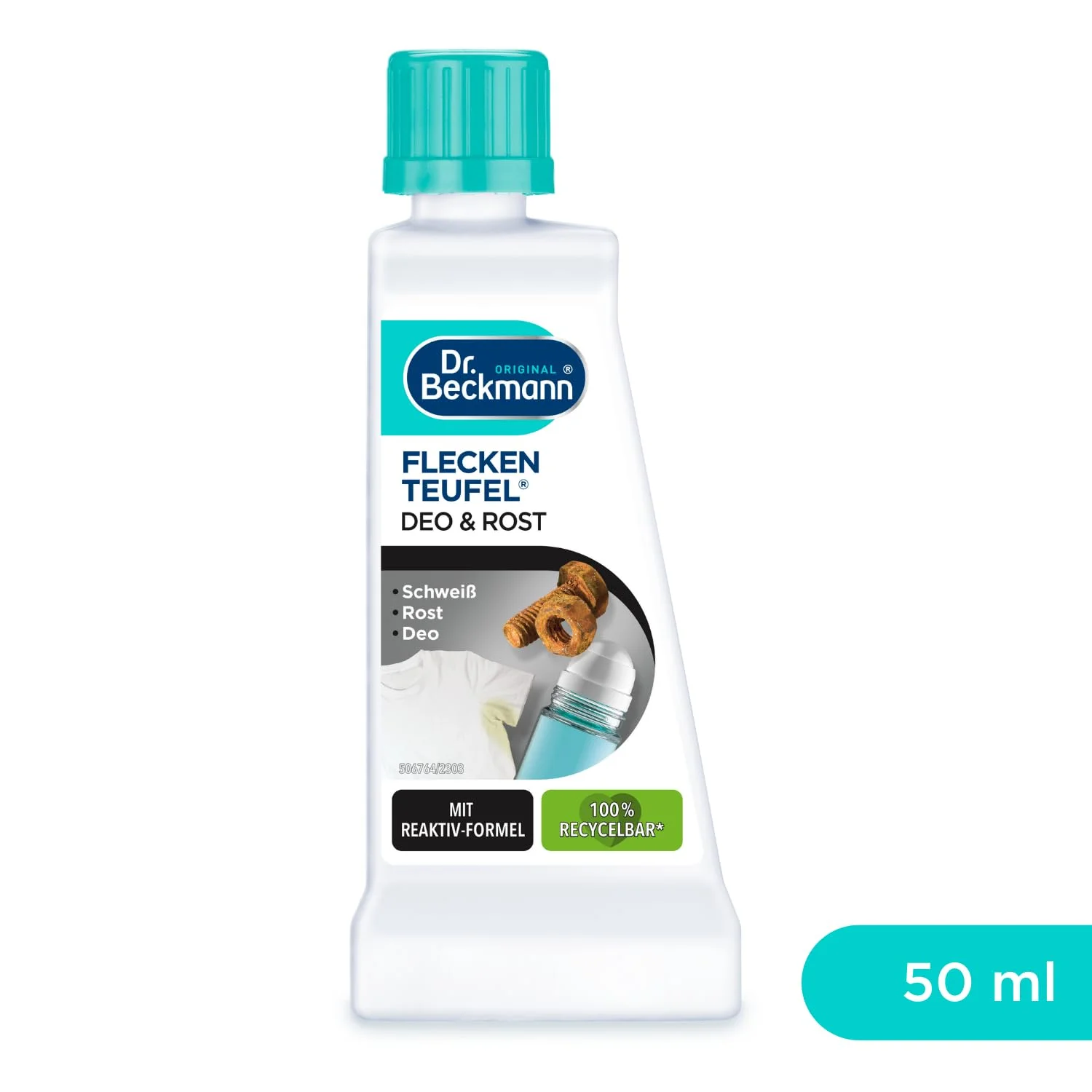 Dr. Beckmann Fleckenteufel Rost Deo Spezialfleckentferner gegen Rost Deo und Schweiss Flecken 50 ml Wasser B002VJ5VTS 4 Dr. Beckmann Fleckenteufel Rost Deo Spezialfleckentferner gegen Rost Deo und Schweiss Flecken 50 ml Wasser B002VJ5VTS 4