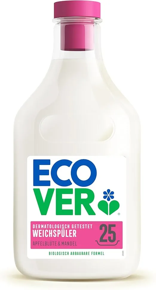 Ecover Weichspüler mit Apfelblüten- und Mandelduft (750ml)