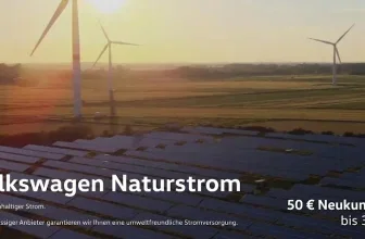 Elli Volkswagen Naturstrom Gutschein - 50€ Neukundenbonus