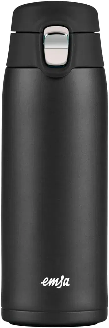 Emsa Travel Mug Light Isolierbecher (400ml, schwarz) für 14,74 € inkl. Prime-Versand