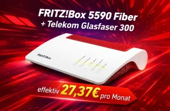 FRITZ!Box 5590 Fiber für schnelles Internet