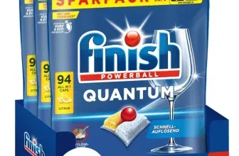 Finish Quantum Citrus Spülmaschinentabs (Sparpack mit 282 Tabs) - Effektive Reinigung für strahlend sauberes Geschirr