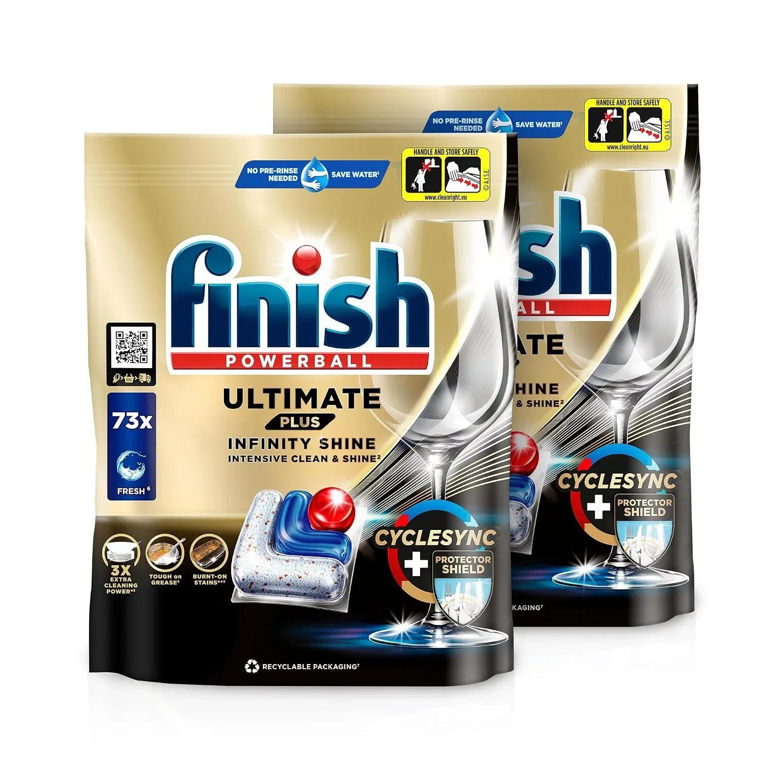 Finish Ultimate Plus Infinity Shine Spülmaschinentabs 146 Caps