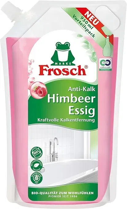 Frosch Himbeer-Essig Anti-Kalk Reiniger Kraft-Reiniger (950ml) ab 1,89 € inkl. Prime-Versand (statt 2,99 €)