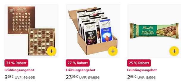 Lindt Schokolade Angebot Im Amazon Frühlings-Sale