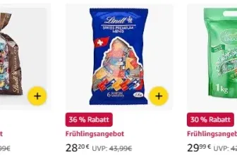 Lindt Schokolade Angebote im Amazon Frühlings-Sale
