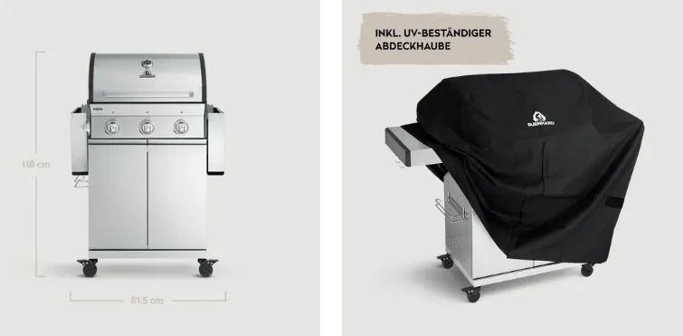 Schnäppchen, Deals Und Rabattcodes Des Tages - Gasgrill 3 Brenner Fred Basic Online Kaufen