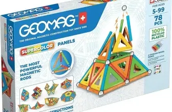 Geomag – Supercolor Magnetische Bausteine: Kreatives Bauspielzeug für Kinder