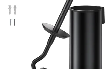 HAMITOR Edelstahl Klobürste Set mit Wandmontage